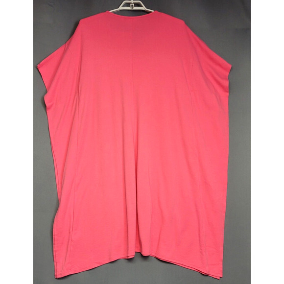 Quaker Factory Kraftan Dress Womens XL Pink Embroidered Sequin Floral Tunic New - Picture 10 of 13